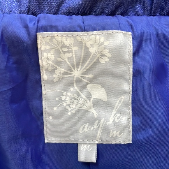 A.Y.K. GIRLS SHIMMER PERIWINKLE PURPLE TRENCH COAT - Picture 10 of 15